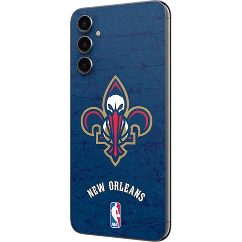 NBA New Orleans Pelicans Distressed Galaxy A14 5G Skin